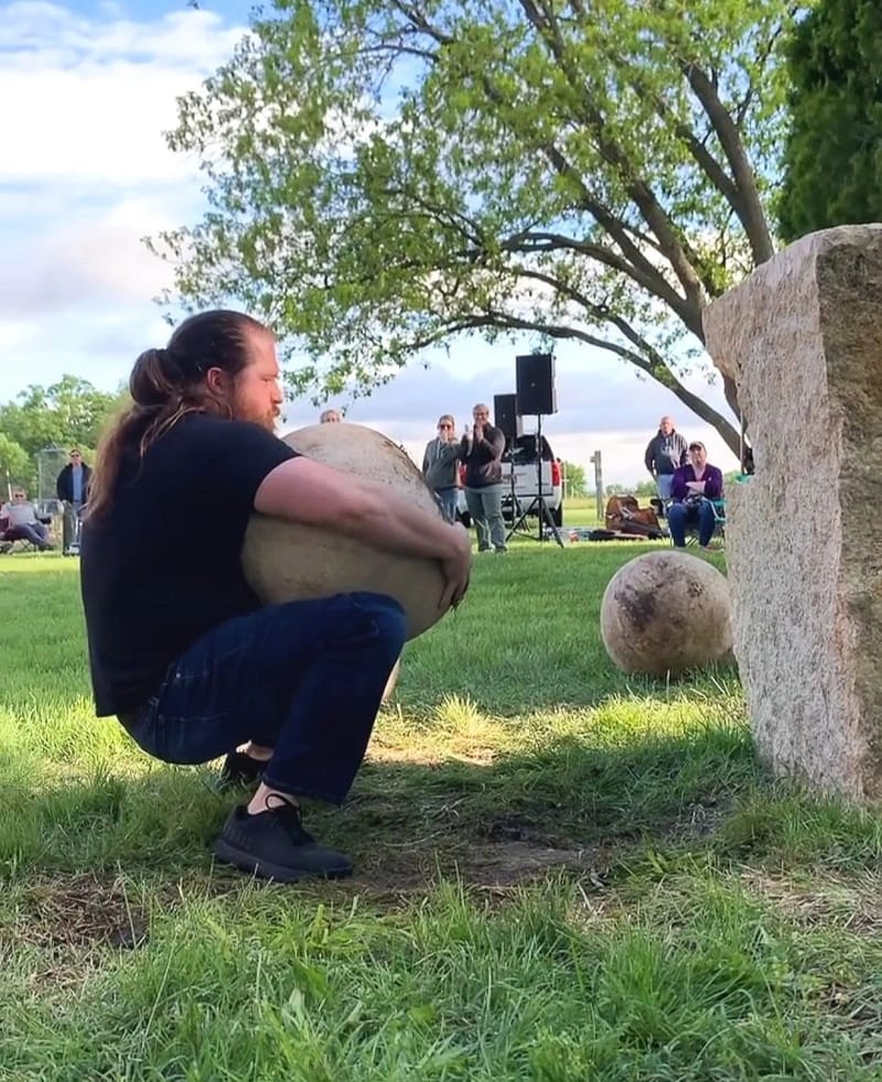 Strongman competition event at Per Aspera Strength
