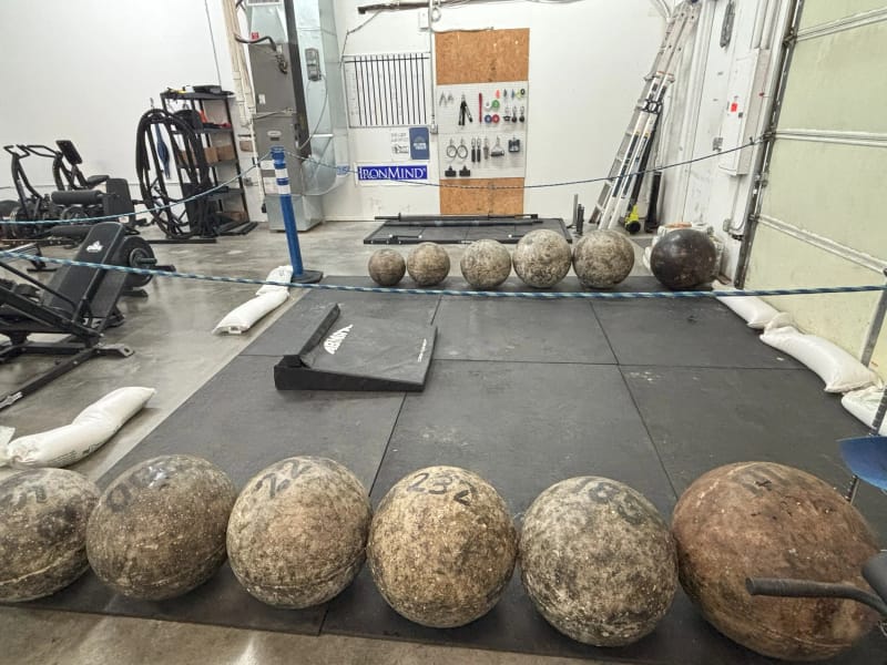 Atlas stones collection at Per Aspera Strength